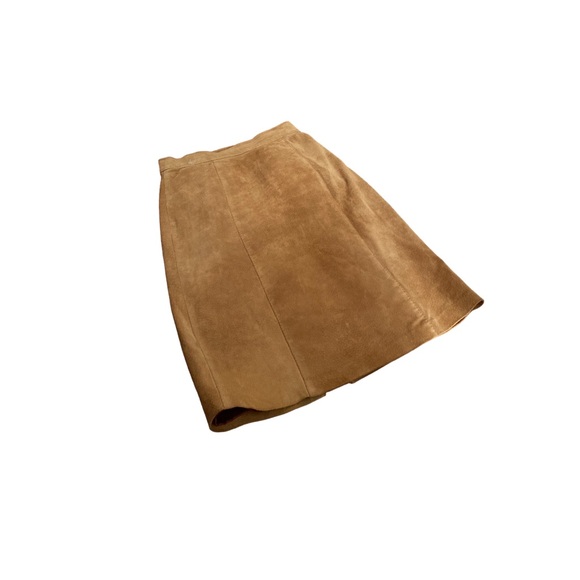 Vintage Suede Leather Skirt - Picture 4 of 7